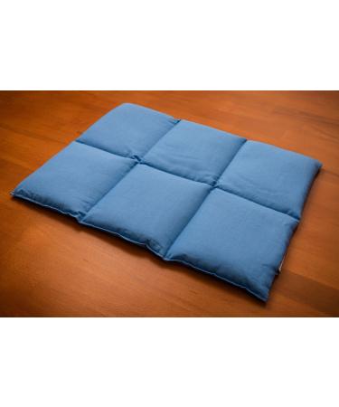 Country of Giraffe Large Rapeseed Pillow - 40x30cm Heat Pillow for Back & Abdominal Support - Light Blue Grain Pillow - Buy Online on GoSupps.com