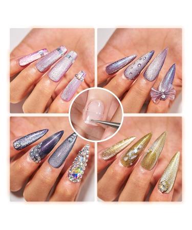 Sularpek 720 Pcs Double Sided Glue Nail Sticker - Waterproof Transparent Nail Art Decoration for Fake Nails - DIY Nail Tip Adhesive - Buy Online on GoSupps.com