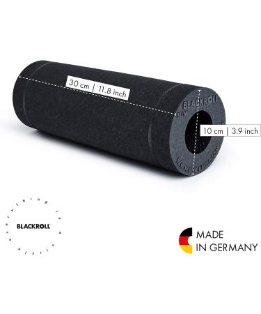 BLACKROLL SLIM Fascia Roller - 30x10 cm Fitness Roller for Self-Massage Travel-Friendly Medium Hardness Made in Germany - Ideal for Back & Legs - Buy Online on GoSupps.com
