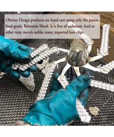 Owl Hair Clip | Hand Crafted Metal Barrette Made in the USA with imported French Clips By Oberon Design ... by Oberon Design - Buy Online on GoSupps.com