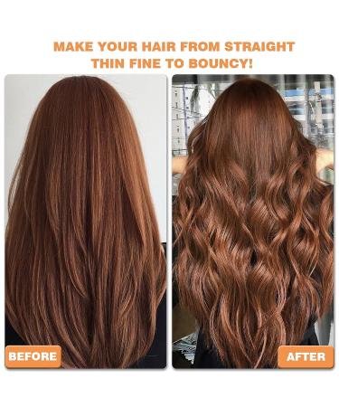 Jumbo Hair Rollers Set for Long Hair - 47pc Self-Grip Curlers with Clips & Comb in Rose Red - No Heat, 3 Sizes - Ideal for Long, Medium, Short Hair - Buy Online on GoSupps.com