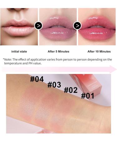 METINFUS Non-Stick Lipstick Colour Changing Lip Balm Lip Balm Waterproof Lip Gloss Lip Care Crystal Jelly Lipstick Moisturising Lip Care Colour Changes (01#) - Buy Online on GoSupps.com