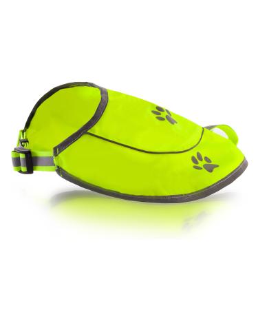 Dog West Safety Reflective Hunting Waterproof Venue for the best view of the day and night with closures connectors Comfortable Settings XS S M L XL XXL Orange/Yellow (S Yellow) S Yellow - Buy Online on GoSupps.com
