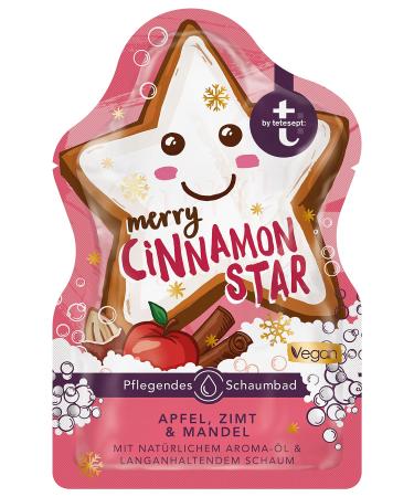 T: by Tetesept Nursing Foambad Merry Cinnamon Star with a wintry fragrance - Fluffy bathing foam for a wintry bathing experience - nourishing bathing additive - 1 x 40 ml