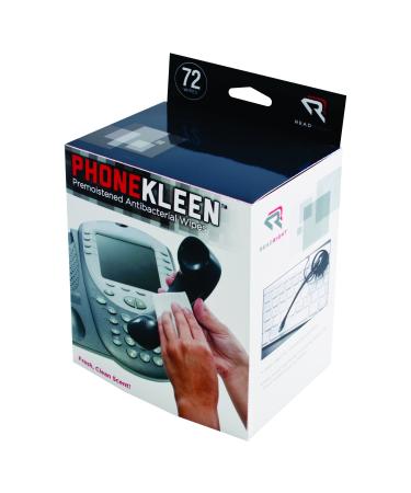 Read Right Phone Kleen Cleaning Wipes -Pre-moistened 72/Box 72 count (Pack of 1)