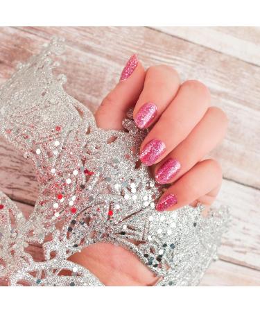Glitter Nail Polish Set - Reflective Glitter Nail Varnish Sets - 5 Colours Sparkly Shiny Nail Polish Kit - Quick Dry Nail Varnish Gift Sets - No Need Baking Nail Polish for DIY Nail Art Sparkly pink+blue+red+gold+purple - Buy Online on GoSupps.com