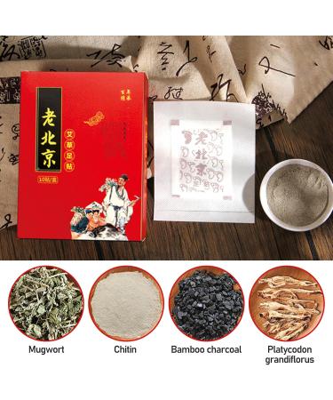 BYZESTY Detox detox patches 100 pieces natural ingredients detox patches detoxifying foot patches for a deep cleansing effect and better sleep - Buy Online on GoSupps.com