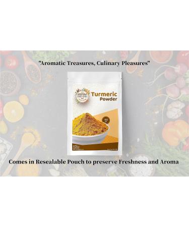 Organic 200gm Turmeric Powder - Non-GMO & Raw from India | Pure Curcumin Supplement - Buy Online on GoSupps.com