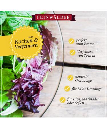 Feinw lder Premium Cold-Pressed Rapeseed Oil 5L - GMO-Free Cooking Oil Canister for Roasting & Refining - XL Pack - Buy Online on GoSupps.com