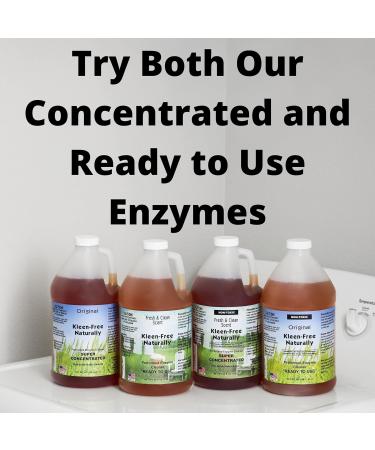 Kleen-Free Naturally Preformed Enzyme Cleaner - Multi-Purpose Enzyme Solution for Laundry & More - Ready-to-Use 64oz - Fresh Scent - Buy Online on GoSupps.com