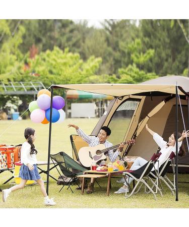 Adjustable Aluminum Tent Poles - 60 inches - Set of 2 - Black - Ideal for Camping Tarps - Buy Online on GoSupps.com