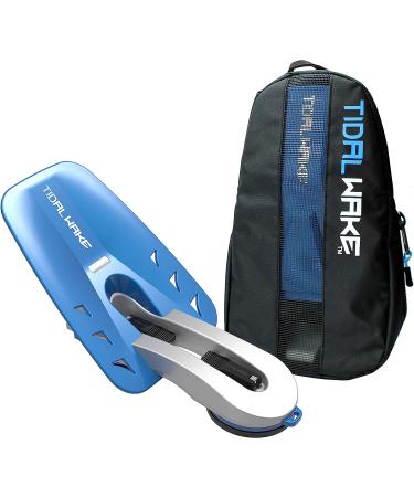 Tidal Wake XLR8 Wake Surf Shaper - For Inboard Boats | Floating Wakesurf Creator - Silver/Black Fin - Buy Online on GoSupps.com