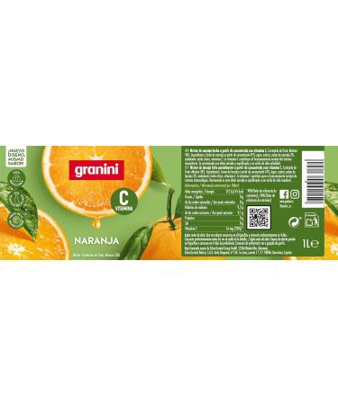  Granini Granini - Orange Nectar made from orange juice 6 x 1L Classic Pack - Buy Online on GoSupps.com