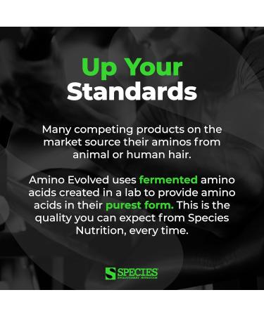 Species Nutrition Amino Evolved EAA & BCAA Powder - Fermented Amino Acids for Muscle Recovery & Endurance | Strawberry Watermelon - 30 Servings - Pre & Post Workout Supplement - Buy Online on GoSupps.com