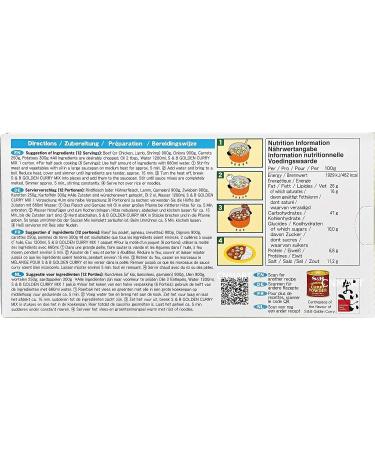 CNMART S and B Golden Curry Mix Medium Hot (No Meat and Fish) 220g (Pack of 2) - Buy Online on GoSupps.com