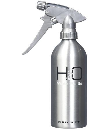Cricket H2O 14 oz Silver Water Spray Bottle | Salon Style Hair Mist | Aluminum | Styling Supplies - Buy Online on GoSupps.com
