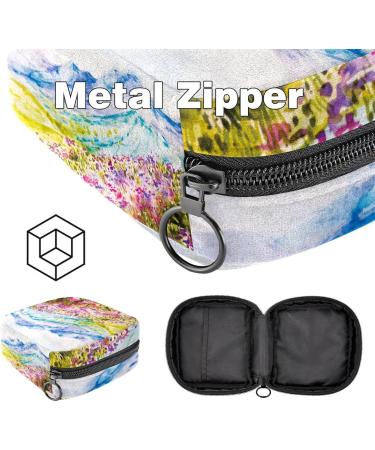 Multi-Colored Storage Bags for Women | Spring Mountains & Floral Design | Perfect for Menstrual Pads Bandages & School/Office Organizing - Buy Online on GoSupps.com
