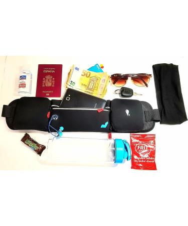 Generic Running Belt- Fanny Pack with Water Bottle Holder For Men &Women-Sport Pouch Belt for Fitness Jogging-Hiking-Travel-Cycling- Running Fanny Pack-No Bounce- Waterproof + Head Band  Fecompany - Buy Online on GoSupps.com