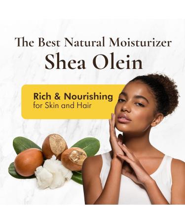 HalalEveryDay Shea Olein 100% Pure Natural Shea Oil 16oz Bottle | Cold-Pressed Moisturizing Body & Hair Oil | Halal Certified - Buy Online on GoSupps.com
