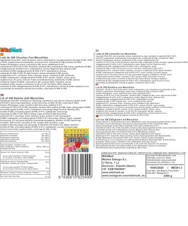 WikiMark Super Pack of Sweets Gluten Free Treats from Big Brands Including Monchitos Clocks Lollipops Pacifiers and Sweets for Christmas Children's Birthdays. (Box of 300) - Buy Online on GoSupps.com