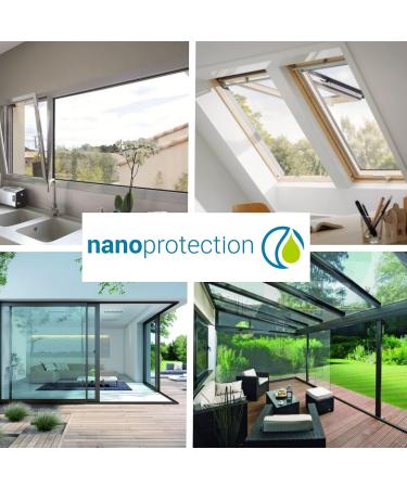 NANOPROTECTION - Glass Cleaner and Water Repellent Spray 100ml | Active 5 years | For Window-Glass-Door | Keep your windows clean at all times 1 100 ml (Pack of 1) - Buy Online on GoSupps.com