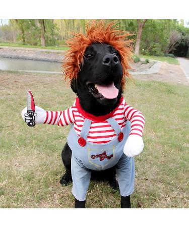 Delifur Funny Dog Costume - Halloween Clothes for Small to Big Dogs | Cat Cosplay Party Suit - Buy Online on GoSupps.com