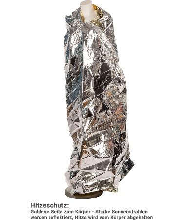 HP Autozubeh r 10019 Rescue Blanket - 160x210cm First Aid Emergency Blanket for Survival - Buy Online on GoSupps.com