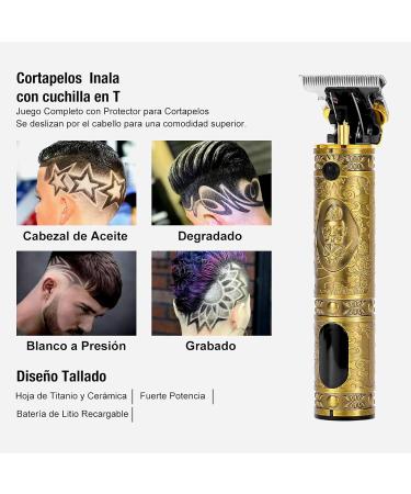 ZITFRI Men's Hair Trimmer - Cordless Rechargeable T-Blade Clipper with LCD Display and Zero Gapped Close Cutting - Electric Beard & Outliner Trimmer - Buy Online on GoSupps.com