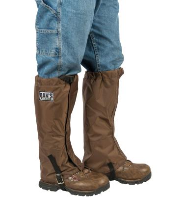 Dan's Hunting Gear, briarproof, Waterproof, Leg Gaiters 400D. Made in U.S.A X-Large (22" - 24") Calf width