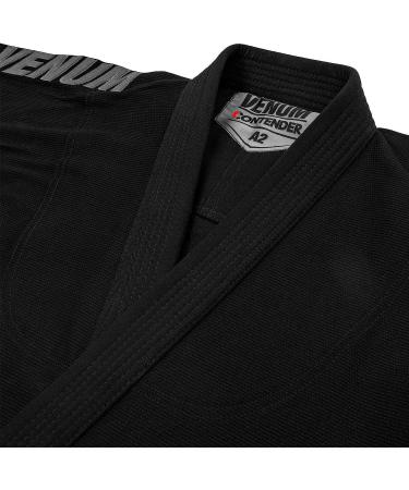 Venum Contender Evo BJJ Gi Black A2.5 - Premium Brazilian Jiu Jitsu Gi - Buy Online on GoSupps.com