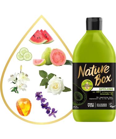 Nature Box Avocado Rinse - 385ml | Nourishing Hair Care for All Hair Types - Fast International Shipping - Buy Online on GoSupps.com
