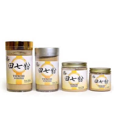 USTCM 100% Pure Tienchi Powder Pseudoginseng Notoginseng Sanqi Powder Tienchi Ginseng Powder 120mesh (8oz) - Buy Online on GoSupps.com
