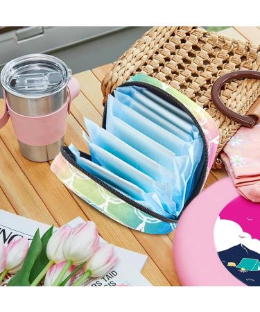 Large Mermaid Scales Storage Bags for Women's Bandages - Multi-Color Zipper Pockets for Menstrual Cups & Period Inserts - Buy Online on GoSupps.com