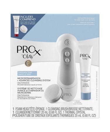 ProX by Olay Microdermabrasion Plus Facial Cleansing Brush - Advanced Skincare System - Buy Online on GoSupps.com