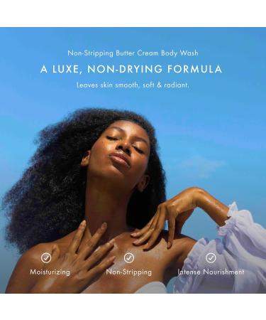 54 Thrones Non-Stripping Butter Cream Body Wash Shea Butter Body Wash Exfoliating & Moisturizing Liquid Soap Ugandan Vanilla + Ethiopian Honey - Buy Online on GoSupps.com