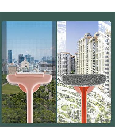 Realistic 2 in 1 Mesh Cleaner Brush 2024 New Magic Window Cleaning Brush Multifunctional Screen Brush Extendable Window Screen Cleaning Brush with Scraper Wet & Dry Dual Purpose (Pink) - Buy Online on GoSupps.com