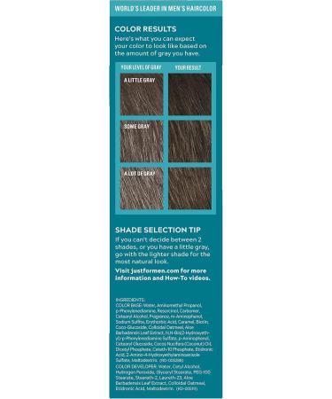  Just for men Just For Men Moustache Beard and Paws Colour Gel - Dark Brown M-45 (Pack of 3) - Buy Online on GoSupps.com