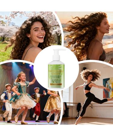 Wisylizv Elasticity Curl Cream Restores & Defines Curl Enhancer AntiFrizz Volume Boost Cream Curly Girls 2A 4C Perfect Hydration Bounce Revival Gift - Buy Online on GoSupps.com