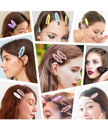 No Bend Hair Clips 12 Pcs - Creaseless Hair Clips for Makeup and Styling - Duck Billed Flat Hair Clips for Women and Girls - Buy Online on GoSupps.com
