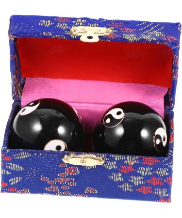 Partykindom 4-Piece Massage Globe Set | Metal Hand Exercise Balls for Yoga & Fitness | Hand Training Tool for Enhanced Grip & Relief - Buy Online on GoSupps.com