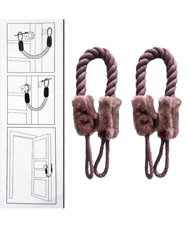 NWLS 2 Set Turmeric Door Stoppers - Safe Protection for Babies Kids & Pets | Cotton/Polyester | 61cm | Prevent Door Banging | International Shipping - Buy Online on GoSupps.com