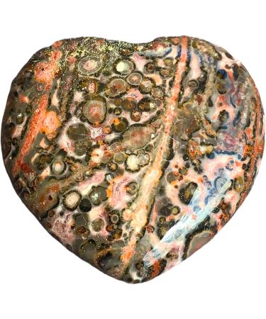 Steinfixx Large Gem Heart | Healing Stone | Chakra Stone | Massage Stone | Perfect Gift - Leopard Jaspis - Buy Online on GoSupps.com