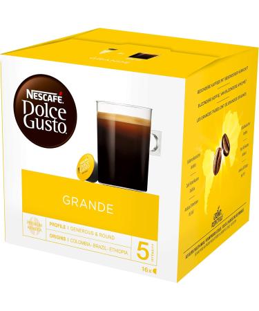 Nescaf Dolce Gusto Capsules Basic-Set: Lungo Cappucino Latte Macchiato Espresso Chococino Crema Grande 6 x 16 Capsules - Buy Online on GoSupps.com