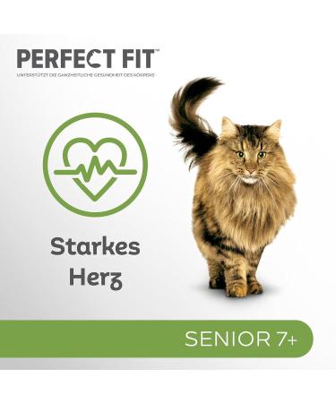 Perfect Fit Senior 7+ Cat Food with Turkey & Carrots | 12 x 85g Premium Wet Food for Older Cats | Support Senior Health - Buy Online on GoSupps.com