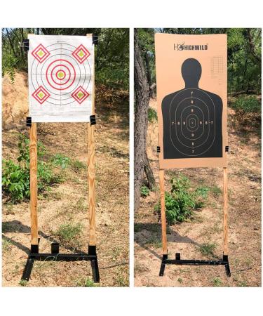 Highwild Adjustable Target Stand Base - H Shape - USPSA/IPSC - IDPA Practice - Upgraded Version - 2 Pack - Buy Online on GoSupps.com