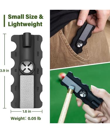 Adhafera Cue Tip Shaper: 5 in 1 Pool Cue Tip Repair Tool & Accessories - Buy Online on GoSupps.com