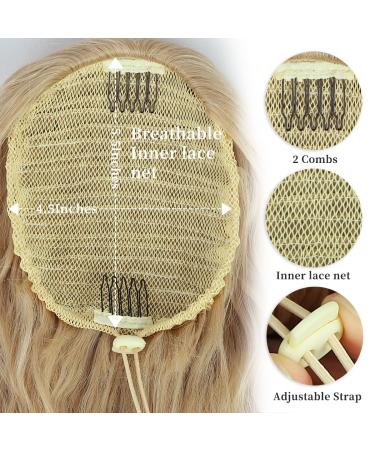 Pference Extensions: 65cm Blond Lang Wound Ponytail - Natural Kunsthaar Hair Extensions for Women | Afro Braid Style - Buy Online on GoSupps.com
