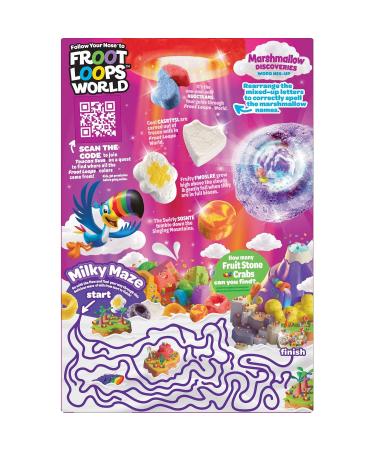 Kellogg's Froot Loops with Marshmallows Cereal - Fruit Flavored Breakfast Snacks | 10.5oz Box - Buy Online on GoSupps.com