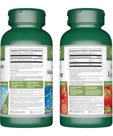 VORST Alpha Lipoic Acid 600mg 90 Vegan Capsules & Premium Lycopene 60 Capsules (Combo Bundle 2 Bottles) - Buy Online on GoSupps.com