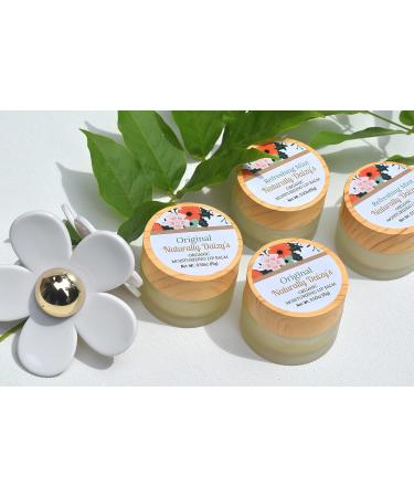 Naturally Daizy Organic Lip Balm - 100% Natural Moisturizer 0.50 oz Original & Refreshing Mint Options - Light Weight Shine - Buy Online on GoSupps.com